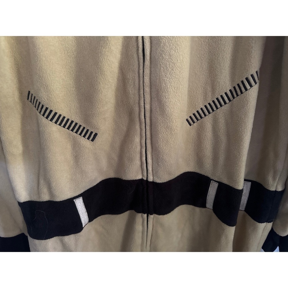 Ghostbusters MJC International Fleece Union Suit Pajamas Costume Tan Mens XL - Picture 4 of 10